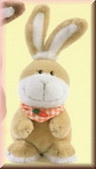 Nici Hase Georg mit Halstuch 11 cm beige